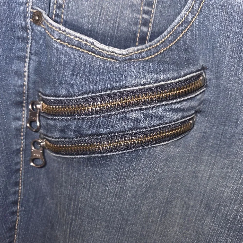Torrid Multi Zipper Skinny Ankle Jeggings Denim Jeans Size 22